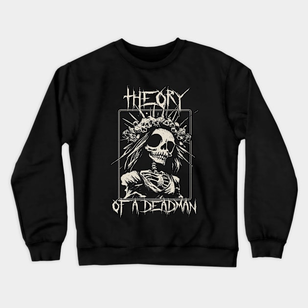 theory bride skeleton Crewneck Sweatshirt by hex pixel